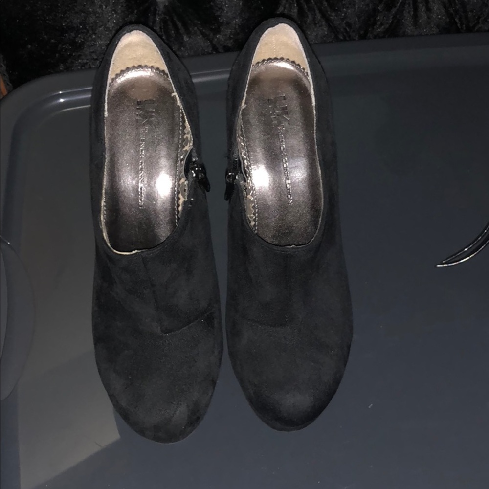 UK French Connection suede booties